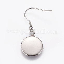 Edelstahl Ohrringe&nbsp;LS-EJEW-WH0001-A02