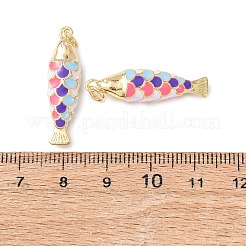 Ciondoli smaltato in ottone&nbsp;KK-C143-44B-G04