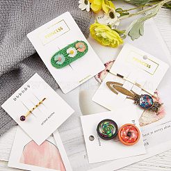 Дисплей картона карточки зажим волос&nbsp;CDIS-CA0001-02