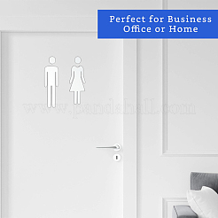 Акриловые наклейки для унитаза&nbsp;DIY-WH0569-66B-01