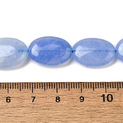 Нити бусин из натурального окрашенного малайзийского нефрита G-B137-A01-01B