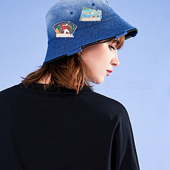 7 шт. 7 стиля броши из сплава и эмали в спортивной тематике JEWB-SC0001-69