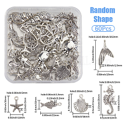 60 шт. Подвески из сплава в тибетском стиле&nbsp;FIND-SP0004-07AS