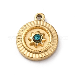 Подвески из нержавеющей стали 304 со стразами STAS-M110-18G