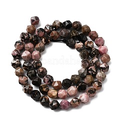 Природные родонит бисер нитей G-Z119-A19-01