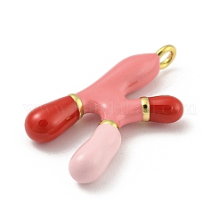 Латунь эмаль подвески KK-E093-03G-K