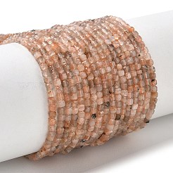 Natürliche sunstone Perlen Stränge&nbsp;G-RM241221-K13