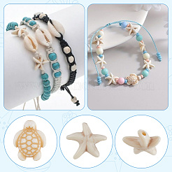 400 шт. 2 стиля акриловых бусин&nbsp;OACR-SC0002-25