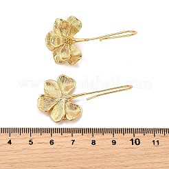 Латунь болтающийся серьги&nbsp;EJEW-Z117-02G