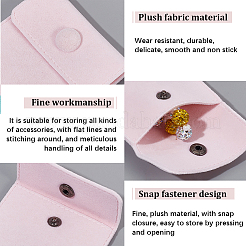 12шт 2 цвета квадратных бархатных мешков для ювелирных изделий&nbsp;TP-CP0001-02A