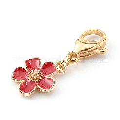 Цинк подвески эмали сплава HJEW-JM00432