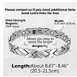 Браслеты-цепочки из сплава с кристаллами и стразами&nbsp;FS-WG03E93-03