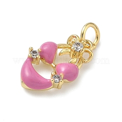 Латунные микро проложить кубического циркония подвески&nbsp;KK-C156-29G-01