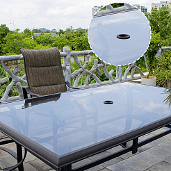 6 шт. 2 цвета ПВХ заглушка для отверстия под зонтик для патио стола и колпачки&nbsp;FIND-FH0016-74