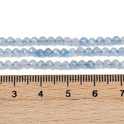 Природные Аквамарин бисер нитей G-RM250101-B32