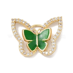 Покрытие стойки латунь микропаве прозрачные подвески из кубического циркония KK-A224-13G