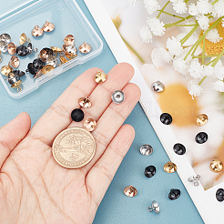 48 шт. 4-цветное ионное покрытие (IP) 304 нержавеющая сталь чашки штифты скобы подвески штифты STAS-DC0006-06