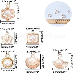 Абс пластмассовые жемчужные подвески PACR-NB0001-02