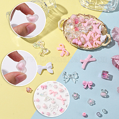 330шт 17 стиля непрозрачные и прозрачные акриловые бусины&nbsp;MACR-SC0002-26