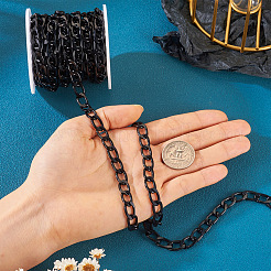 Овальные бордюрные цепи из оксидированного алюминия CHA-TAC0004-01EB