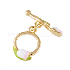 Застежки-тоггл из латуни с эмалью X1-KK-N231-282