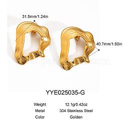 Модные серьги-гвоздики из нержавеющей стали&nbsp;WW5969-1