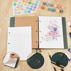 Cuadernos de bocetos de cuero sintético&nbsp;AJEW-WH0752-796
