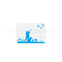 Modelli di stencil per pittura e disegno scavati in plastica&nbsp;DIY-WH0396-846