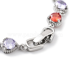 Bracelets en laiton plaqué pour la saint-valentin&nbsp;BJEW-D032-03P-01