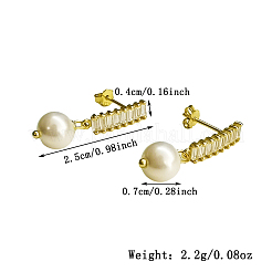 Элегантные круглые серьги-гвоздики из стерлингового серебра s925 RD5278