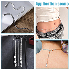 300 шт. 6 стиля подвески из нержавеющей стали 304&nbsp;STAS-UN0063-84