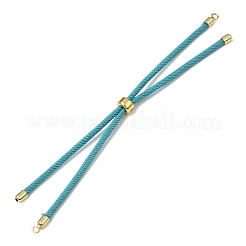 Cómo hacer pulseras con cordón trenzado de nailon redondo ajustable de 3 mm&nbsp;FB-CBAA152-04G-38