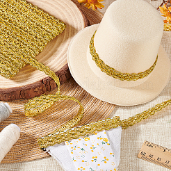 Волнистая кружевная лента из полиэстера длиной 11 м.&nbsp;OCOR-WH0088-26A