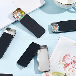 6 шт. жестяные коробки для хранения с крышками-слайдерами&nbsp;CON-CN0001-12A