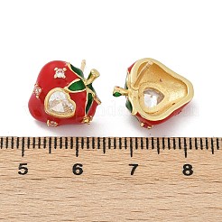 Серьги-гвоздики из циркония&nbsp;EJEW-F895-27B-01G