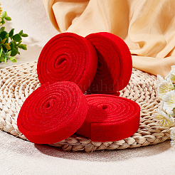 4 рулон 2-х видов шерстяной фетровой ленты AJEW-BC0003-26