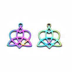 Pendentifs en acier inoxydable avec placage ionique (IP) 201&nbsp;STAS-T063-169M