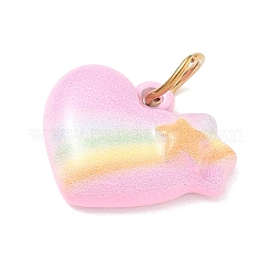 Pendentifs en acier inoxydable 304 émaillés&nbsp;SA-CBA08A6-05G