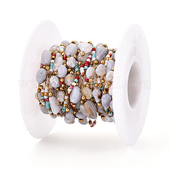 Бусины ручной работы самородки цепочки звеньев CHS-T006-34G