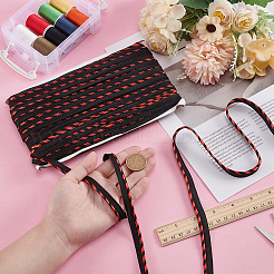 50 ярд полиэстеровой синели с пушистой плетеной отделкой для губ OCOR-WH0070-154B