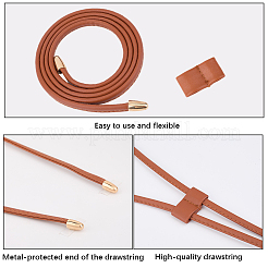 Плоский шнурок из искусственной кожи для сумки-ведра&nbsp;FIND-WH20007-51A