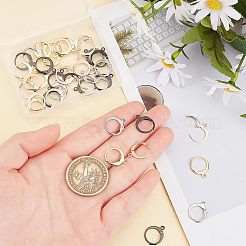 40 шт. 4-х цветная фурнитура для сережек из нержавеющей стали 304 STAS-UN0029-67