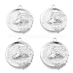 Pendentifs en acier inoxydable 201 anti-ternissement&nbsp;STAS-N098-267P
