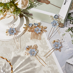 Набор заколок для волос из пластика OHAR-WH20020-04C