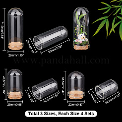 Стеклянный купол AJEW-PH0004-18