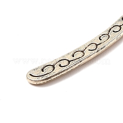 Закладки из цинкового сплава из натуральных и синтетических драгоценных камней AJEW-JK00173