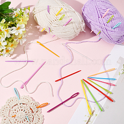 100 шт. 2 вида пластиковых спицы для пряжи&nbsp;SENE-SP0001-02