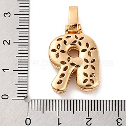 Латунные микро проложить кубического циркония подвески KK-C076-29R-G01