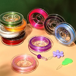 DIY 10 рулон прочной эластичной бисером эластичной нити DIY-YW0005-88
