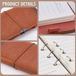 Cuaderno diario de piel sintética&nbsp;AJEW-WH20018-300A-01